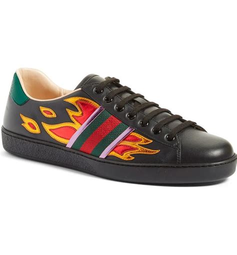 gucci ace sneaker flames|gucci ace sneakers nordstrom.